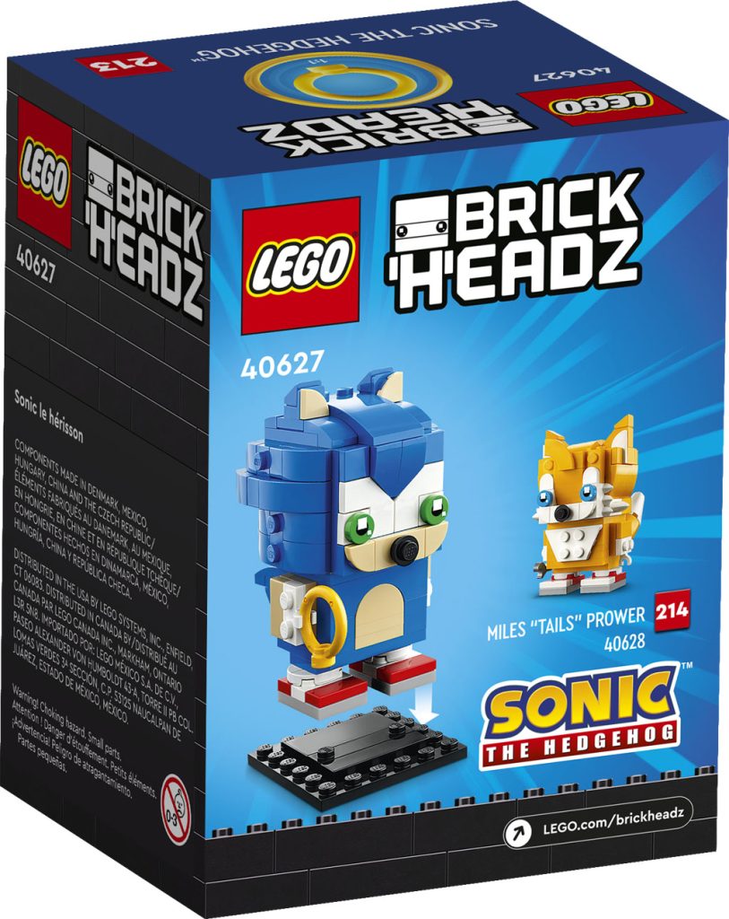 LEGO BrickHeadz 40627 Sonic the Hedgehog 2 813x1024