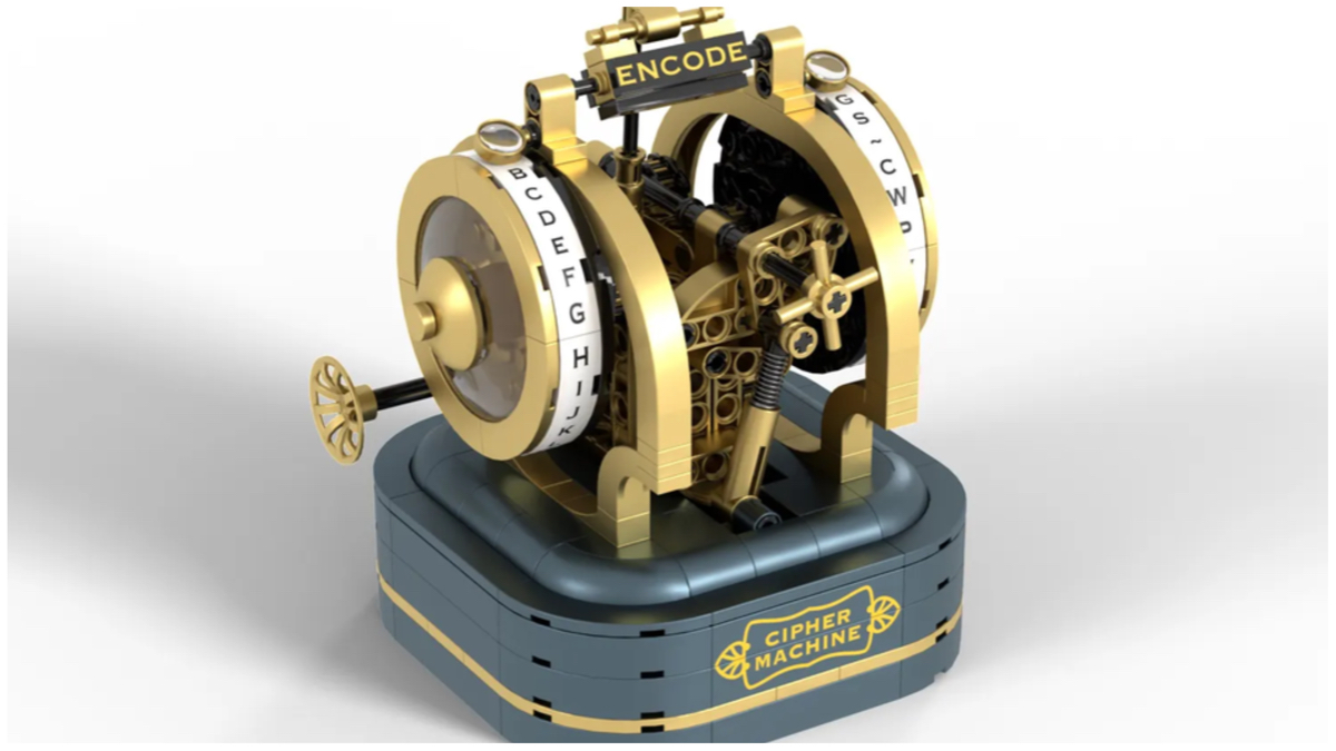 Crack the code with Cipher Machine on LEGO Ideas