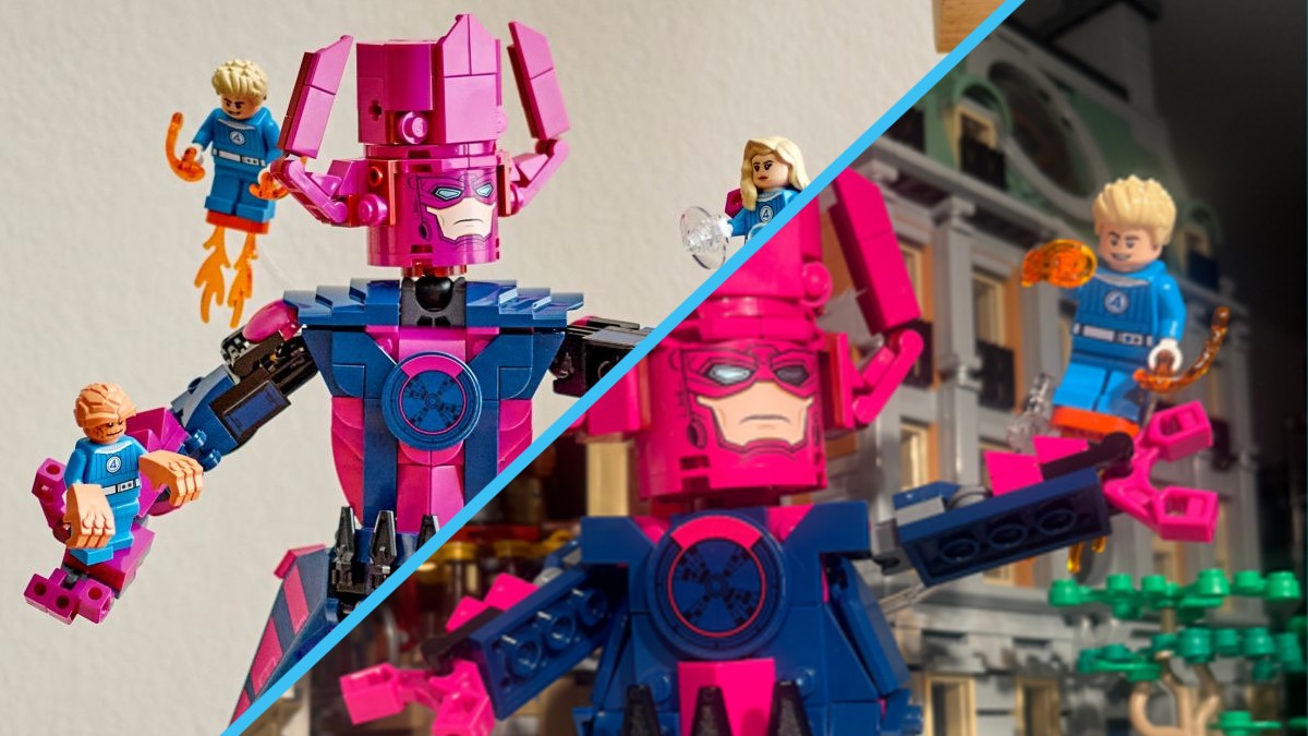 How to switch the LEGO Marvel Galactus buildable figure