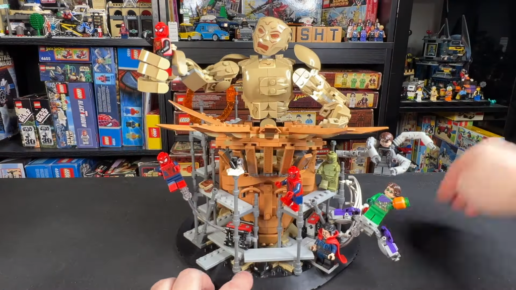 lego marvel 76161 spider man final battle 76280 sandman final battle combined minisuperheroestoday video 1 9 1024x576