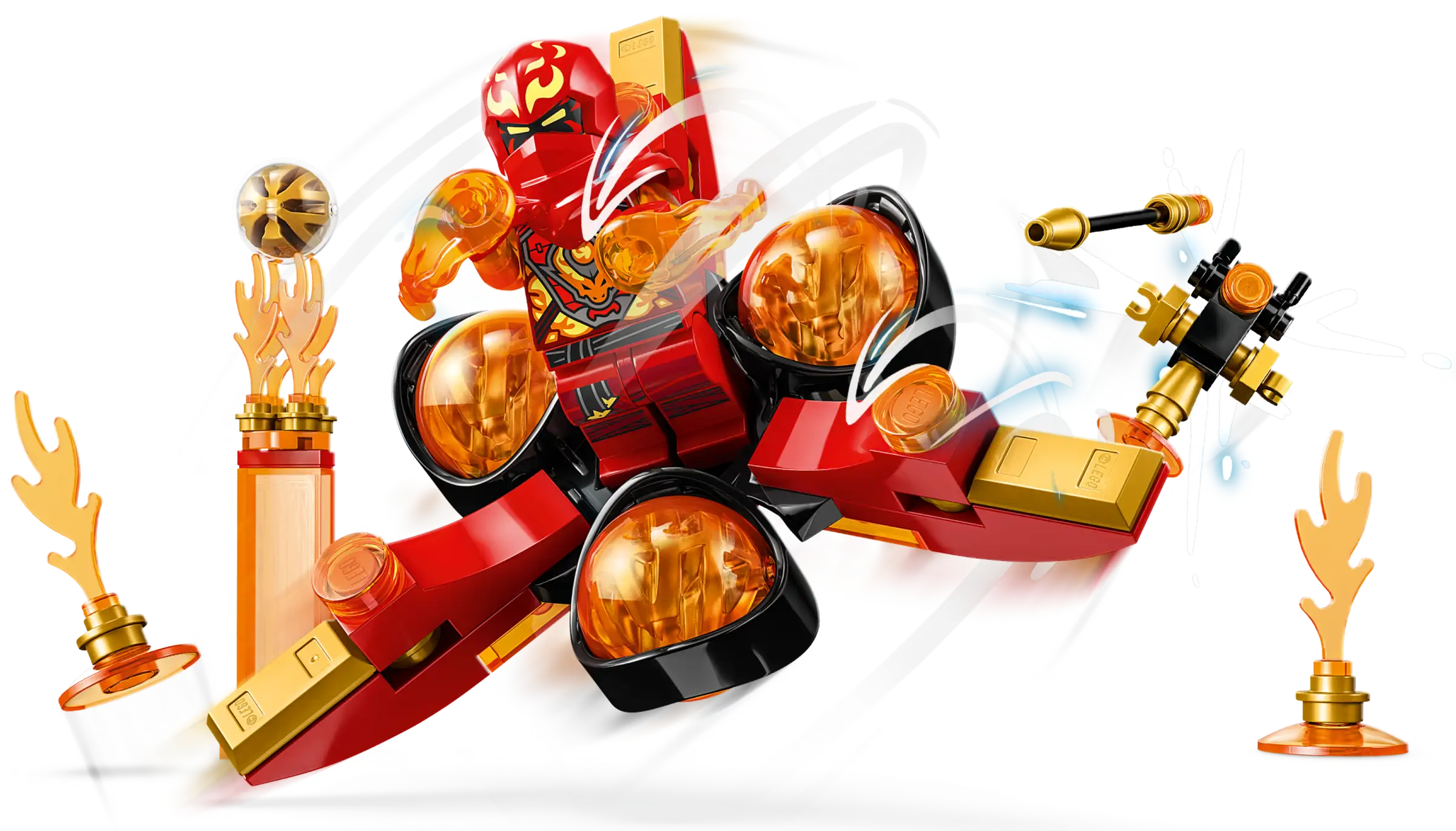 LEGO NINJAGO 71777 Kais Dragon Power Flip 3