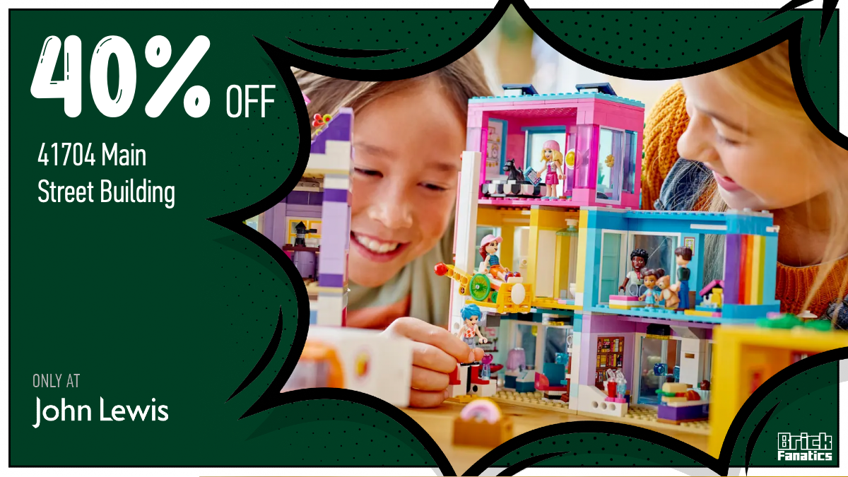 Don't miss out on 40% off LEGO Friends 41704 Main Street Building 