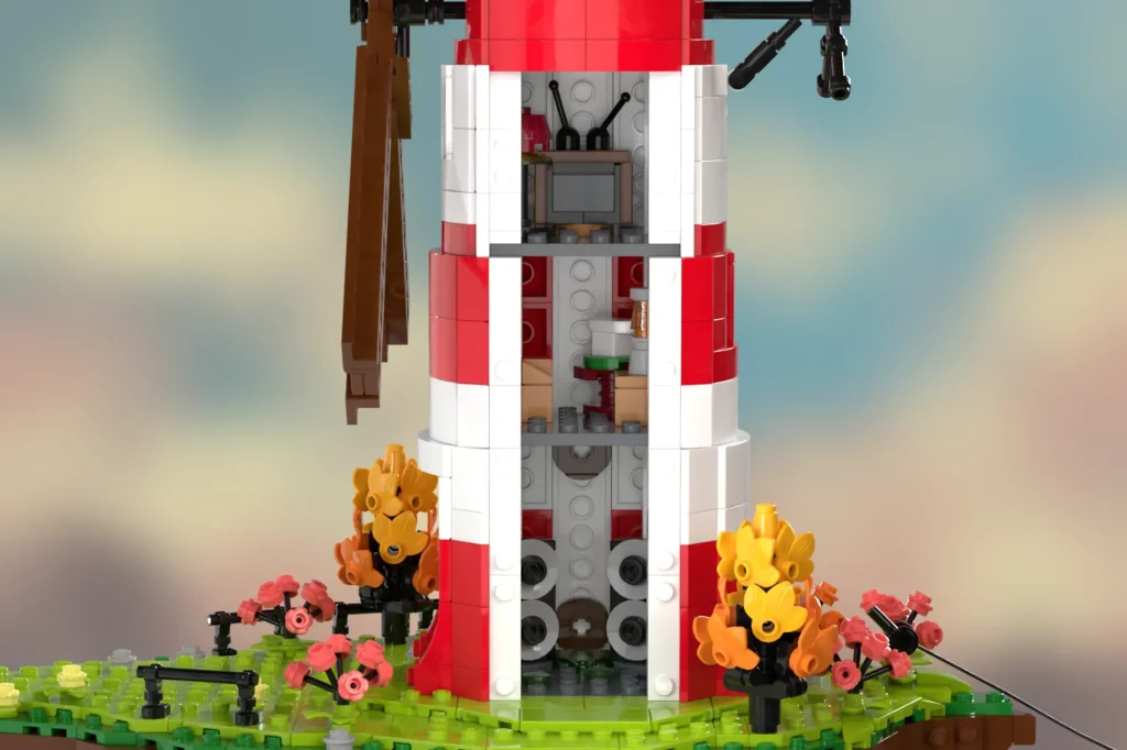 LEGO Ideas Gorillaz Flying Windmill Island 1 1024x682