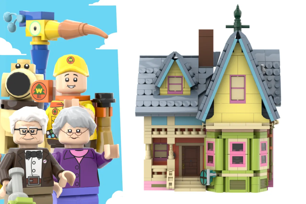 LEGO Ideas Pixars Up House with Balloons 1 1024x682