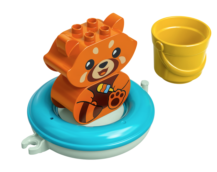 10964 Bath Time Fun Floating Red Panda