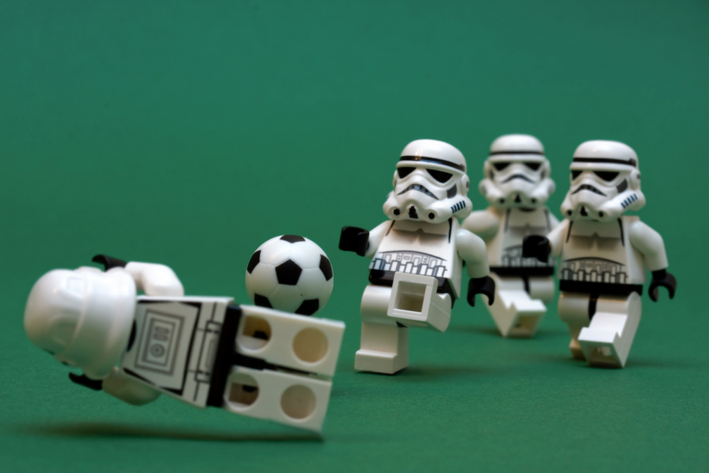 Brick Pic of the Day: He shoots, he scores!