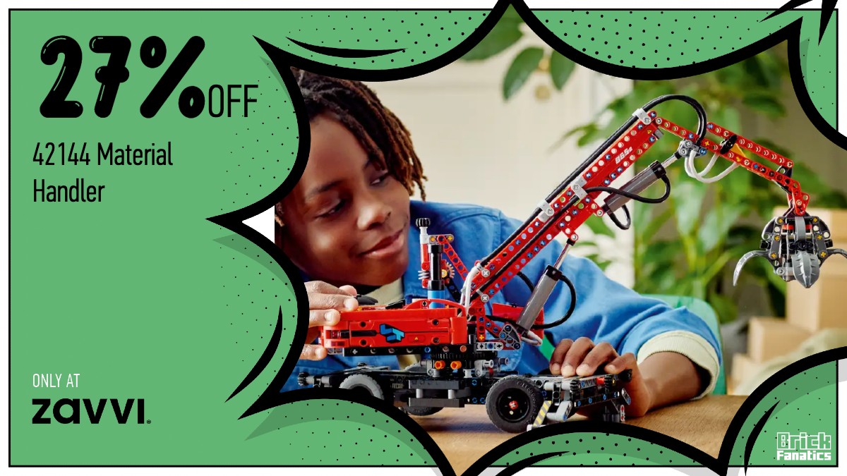 Scoop up savings with £28 off LEGO Technic 42144 Material Handler