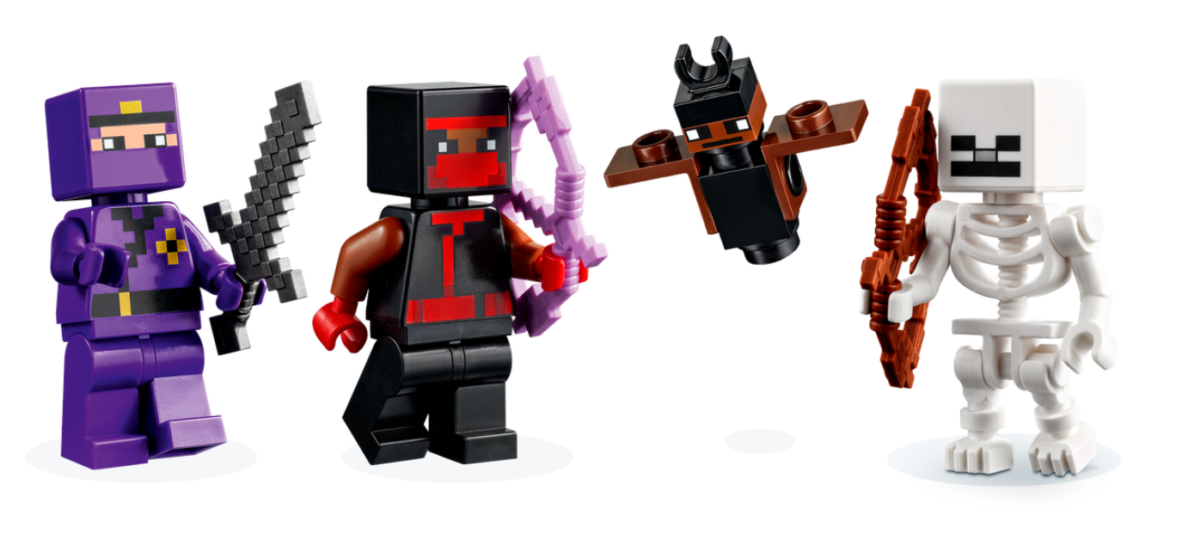 LEGO Minecraft 21183 The Training Grounds minifigures
