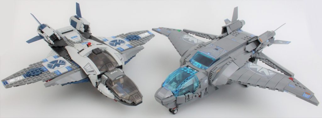 LEGO Marvel quinjet comparison 6869 76248 1 new 1024x376