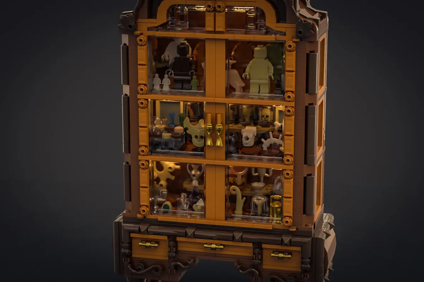 LEGO Ideas antique cabinet 3