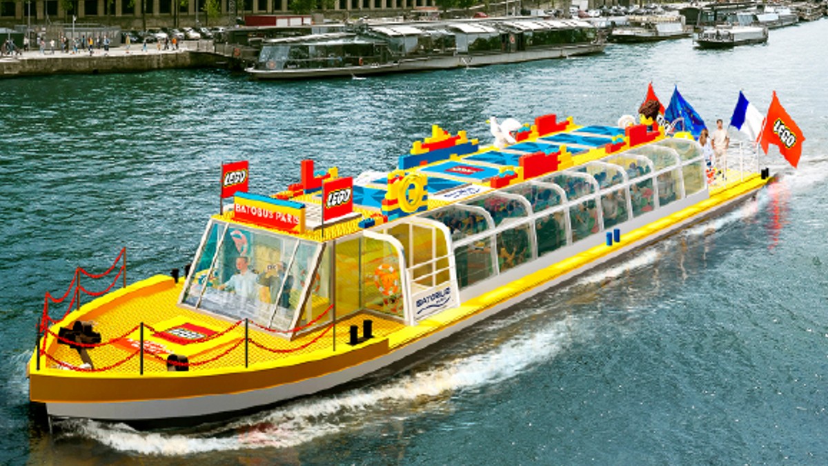 LEGO partners with Batobus for themed boat just in time for Paris Olympics 
