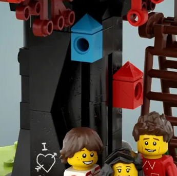 LEGO Ideas family tree birdhouses project