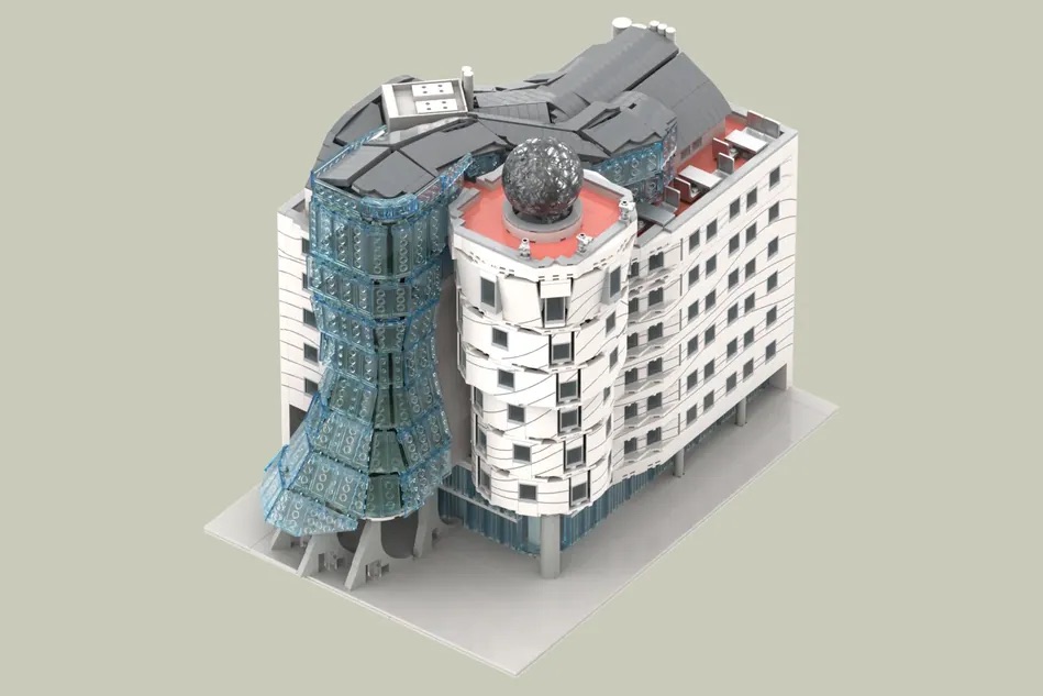 LEGO Ideas Dancing House Prague 2