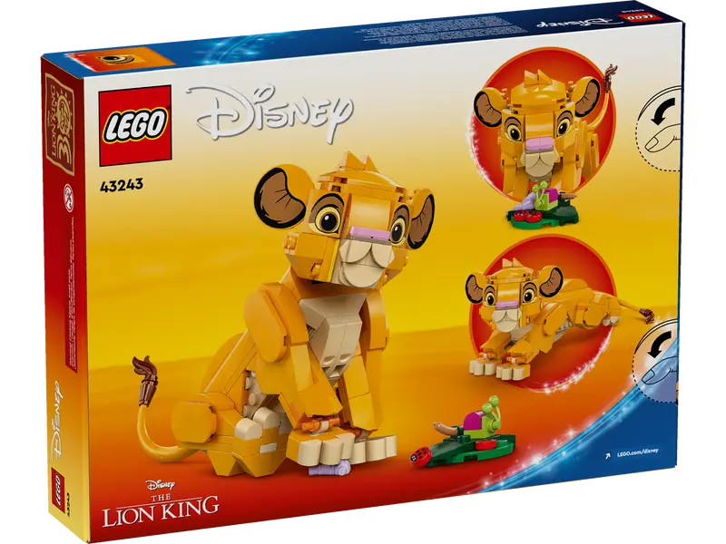 LEGO Disney 43243 Simba the Lion King Cub Box