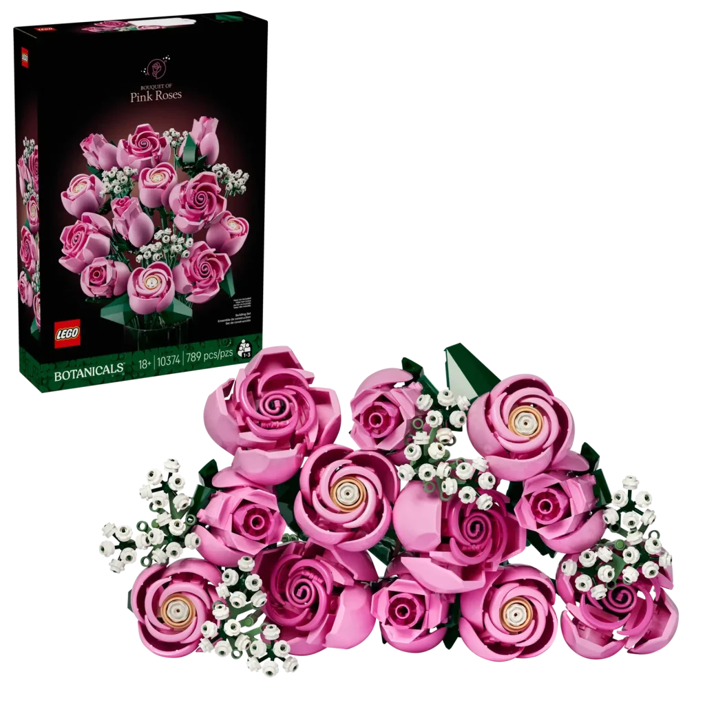 LEGO Botanicals 10374 Bouquet of Pink Roses 2 1024x1024