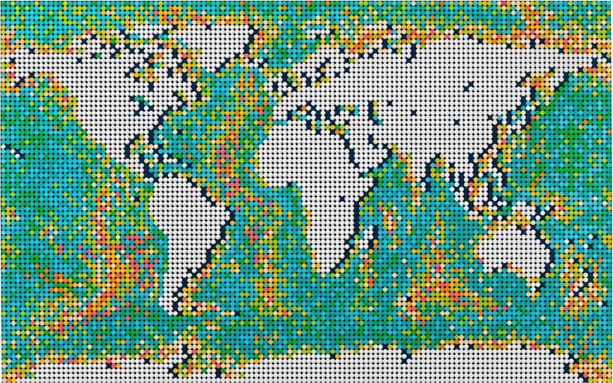 LEGO finally explains 31203 World Map's colour scheme