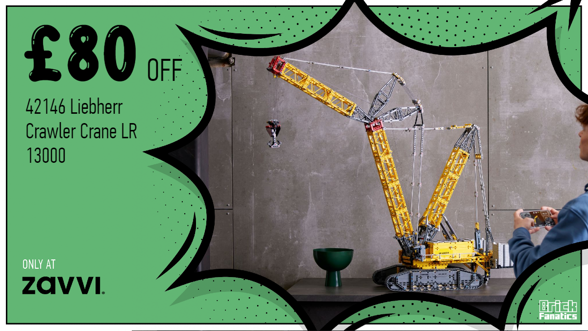 Massive discount on brand-new LEGO Technic 42146 Liebherr Crawler Crane LR 13000