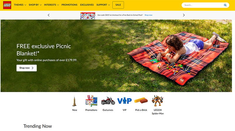 shop.LEGO.com makes a move