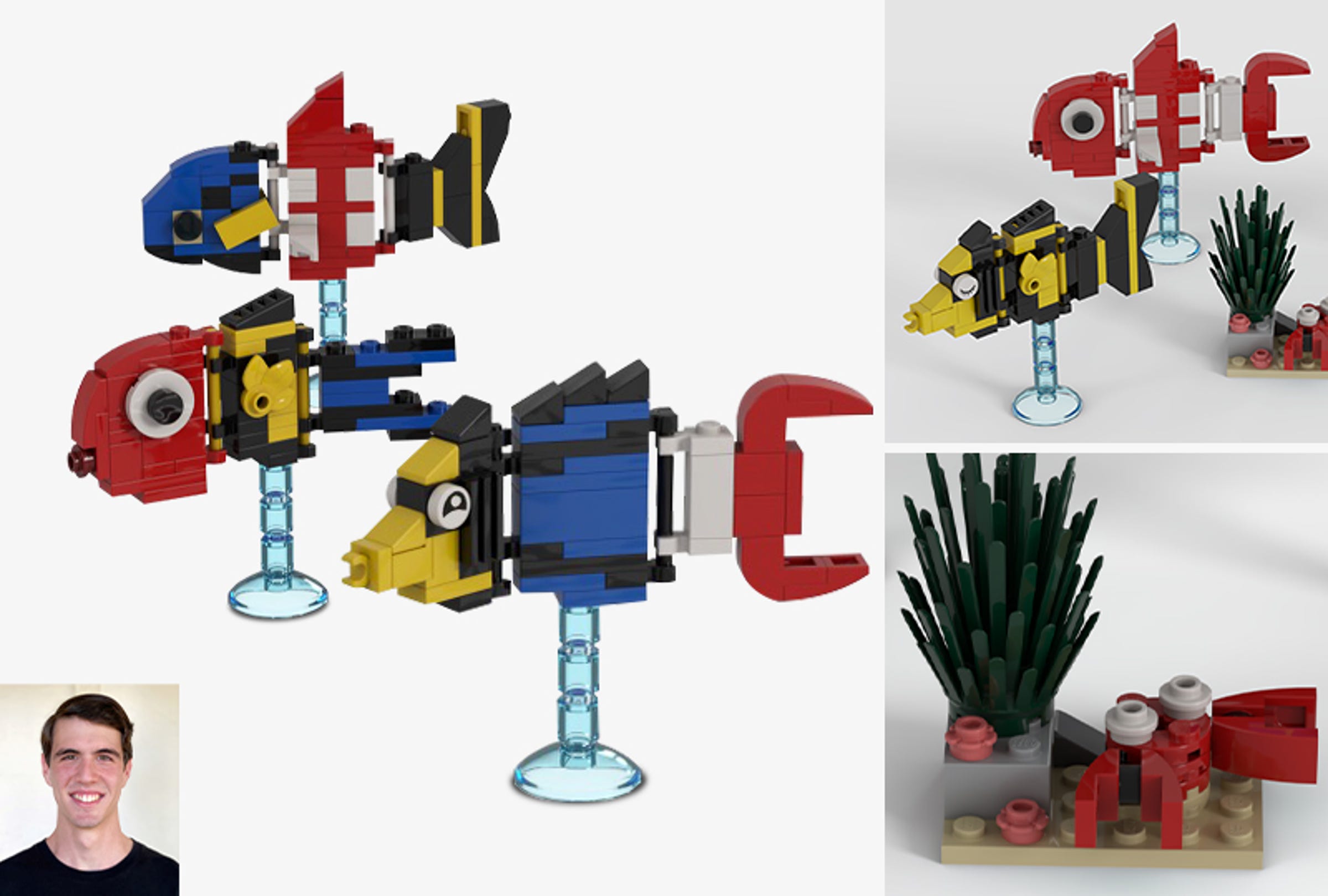 LEGO Ideas test lab brick quarium