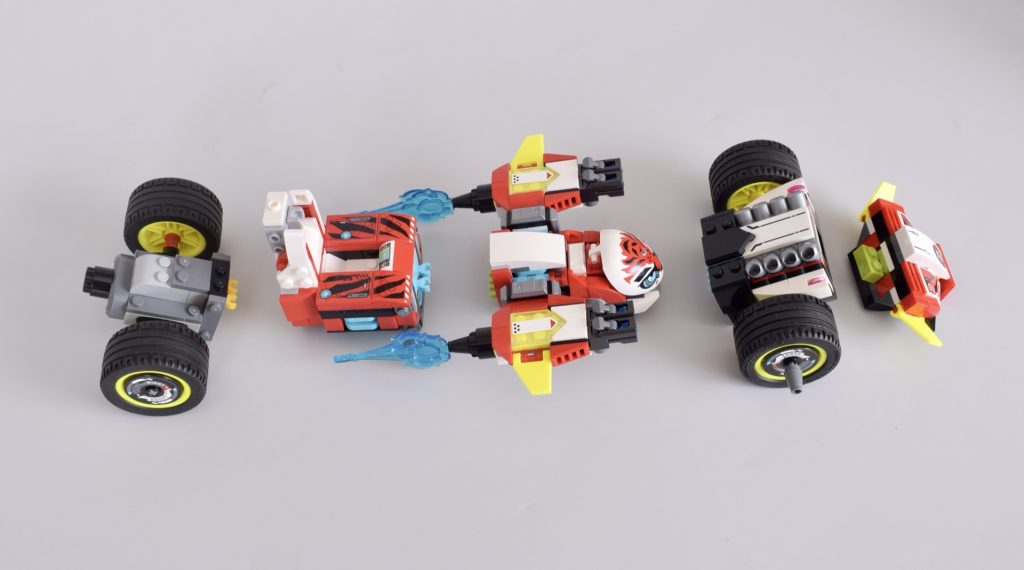 LEGO DREAMZzz 71497 71497 Coopers Tiger Mech Zeros Hot Rod Car review 10 1024x570