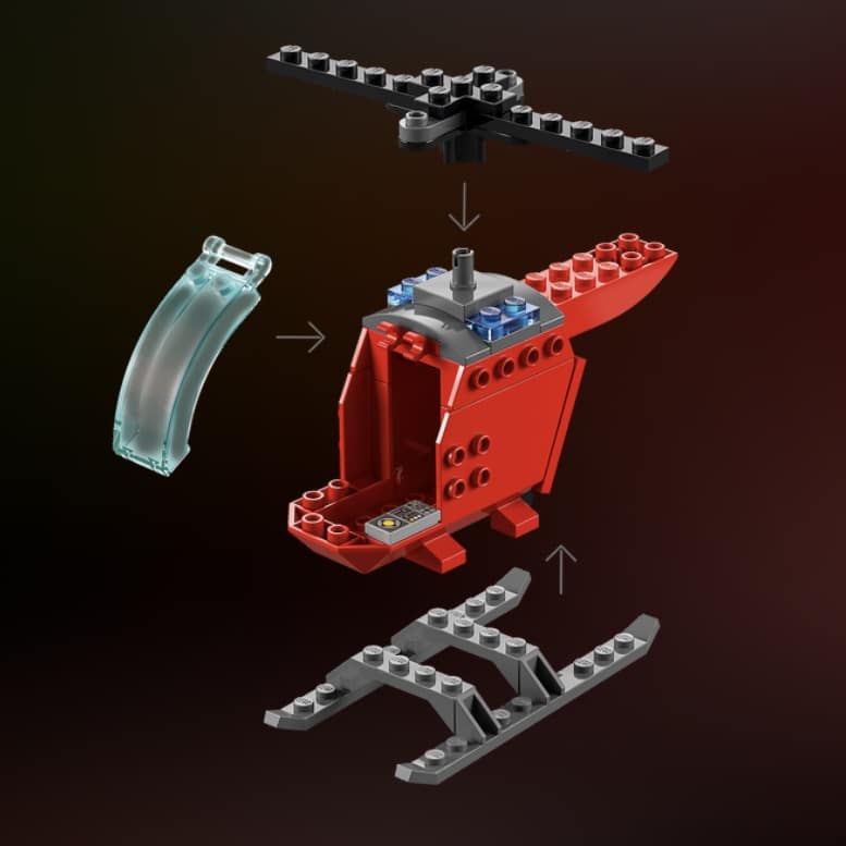 LEGO CITY 60318 Fire Helicopter 4