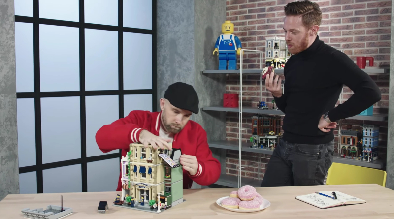 LEGO Modular Buildings Collection 10278 Police Station detailed in designer video