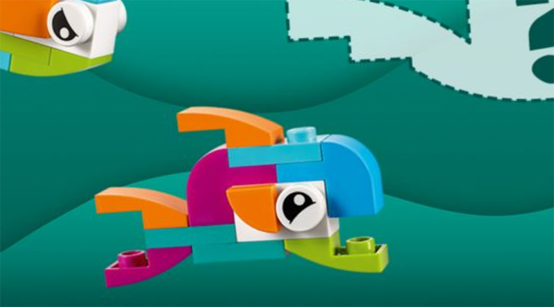 LEGO 30545 Fish Free Builds polybag promotion at LEGO Stores