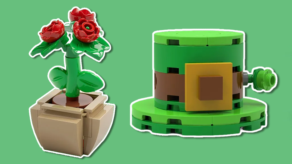 Free LEGO Mother’s Day and St. Patrick’s Day models up for grabs
