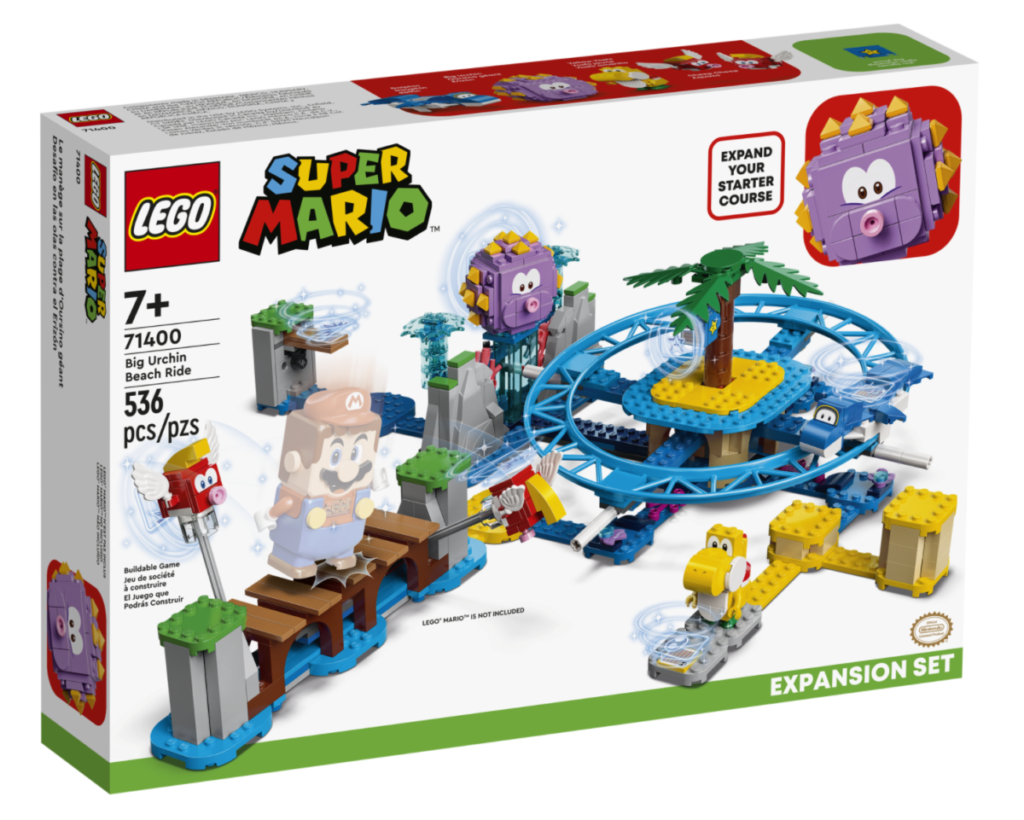 LEGO Super Mario 71400 Big Urchin Beach Ride Expansion Set box 1024x820