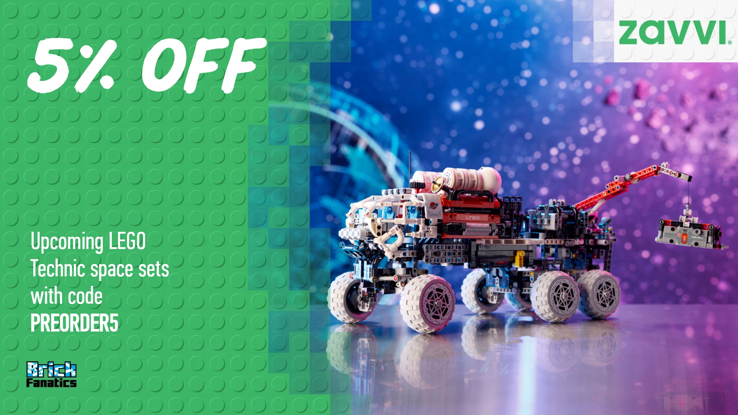 Jet off with early discounts on LEGO Technic space sets