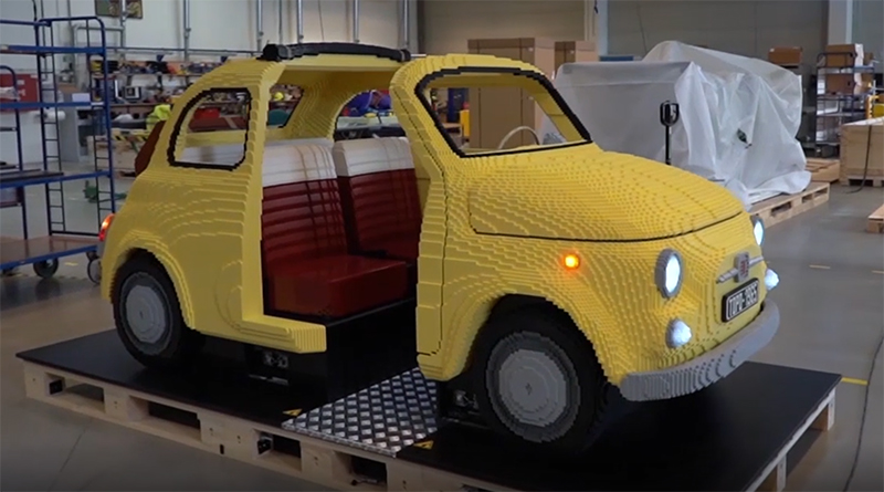 LEGO Creator Expert 10271 Fiat 500 life-size build unveiled