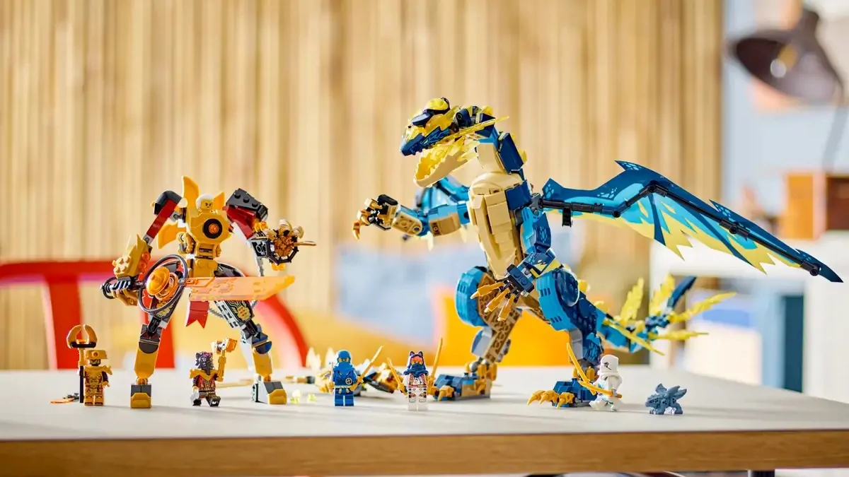 LEGO NINJAGO 71796 Elemental Dragon vs. The Empress Mech lifestyle featured