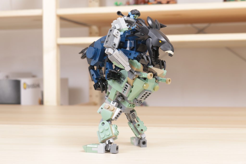 How to improve LEGO Avatar 75571 Neytiri Thanator vs. AMP Suit Quaritch rebuild MOC mod 38 1024x683