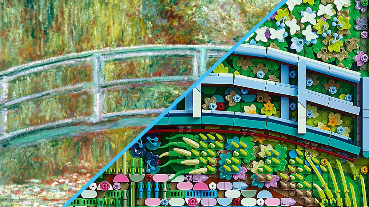 LEGO Art Claude Monet's Water Lilies presented 'key design challenge'