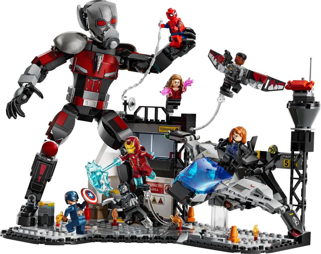 LEGO 76314 Marvel Kapitan Ameryka Wojna bohaterow bitwa zestaw1 1024x810