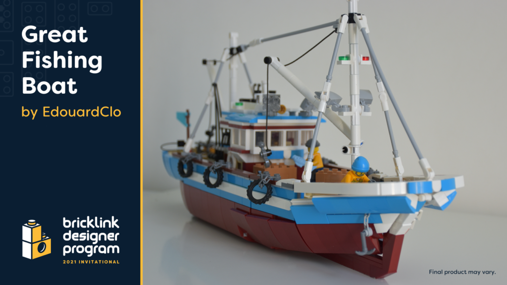 BrickLink Designer Program Great Fishing Boat
