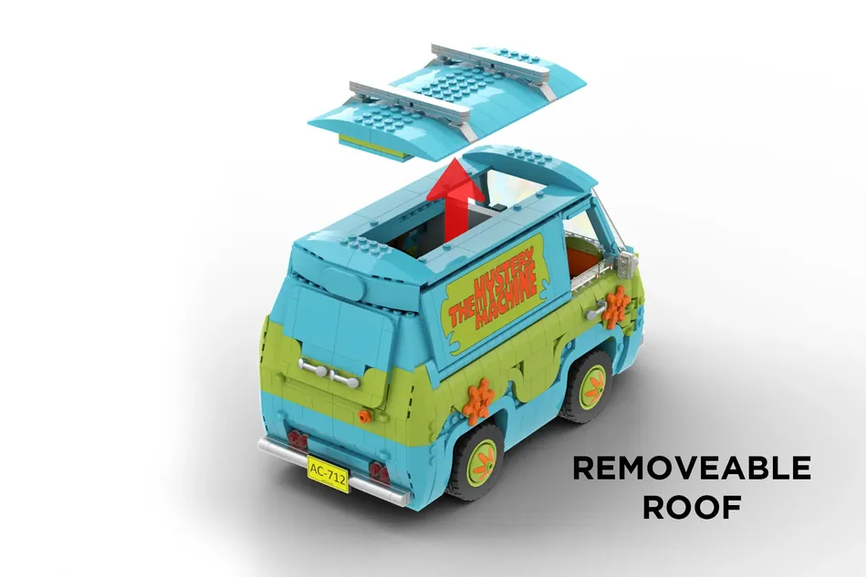 LEGO Ideas Scooby Doo Mystery Machine 6