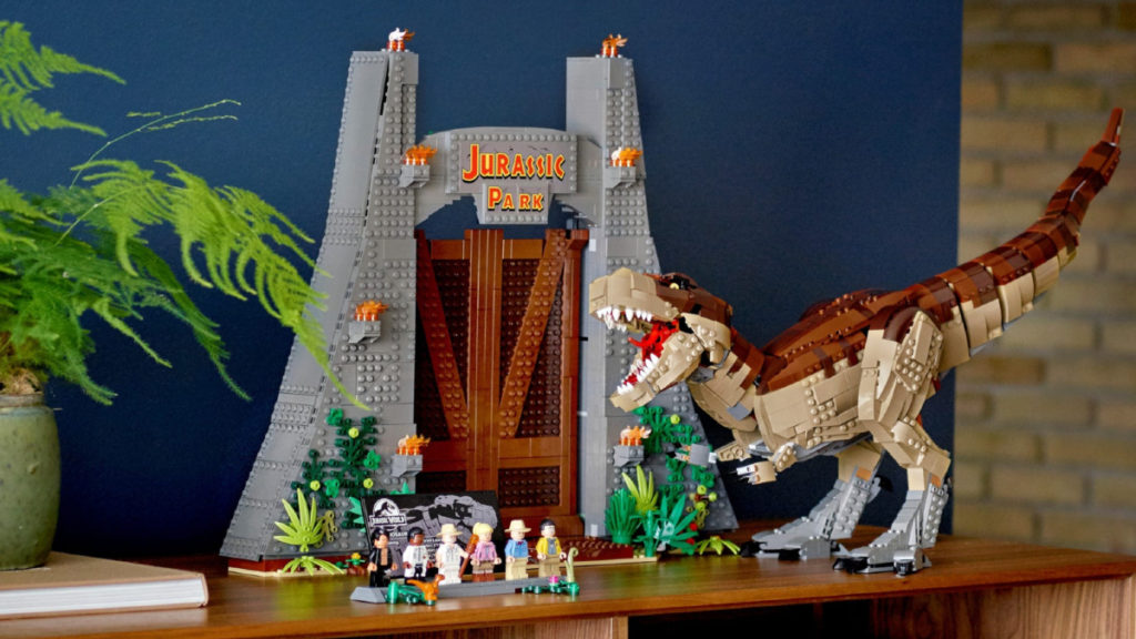 LEGO Jurassic World 75936 Jurassic Park  T. Rex Rampage lifestyle 1 resized featured 1024x576