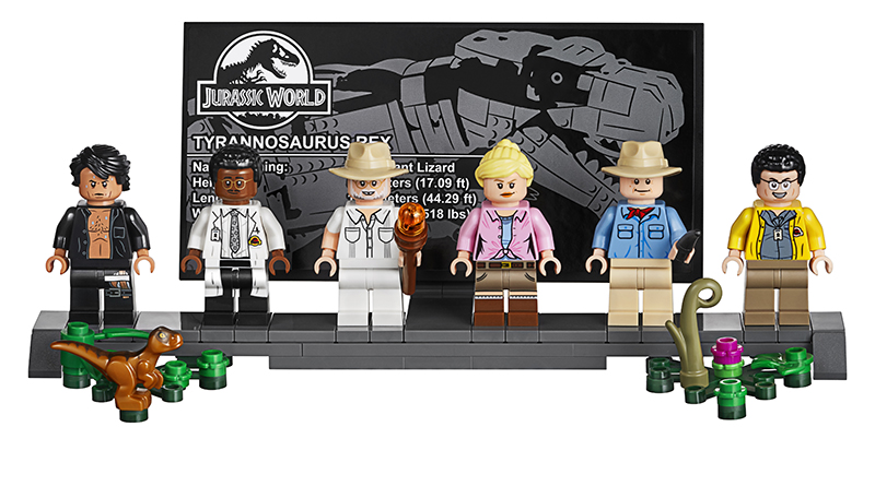 LEGO Jurassic World 75936 Jurassic Park: T. rex Rampage: Inside the gates