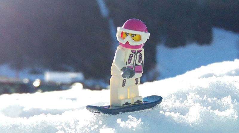 Brick Pic of the Day: Snowboarding