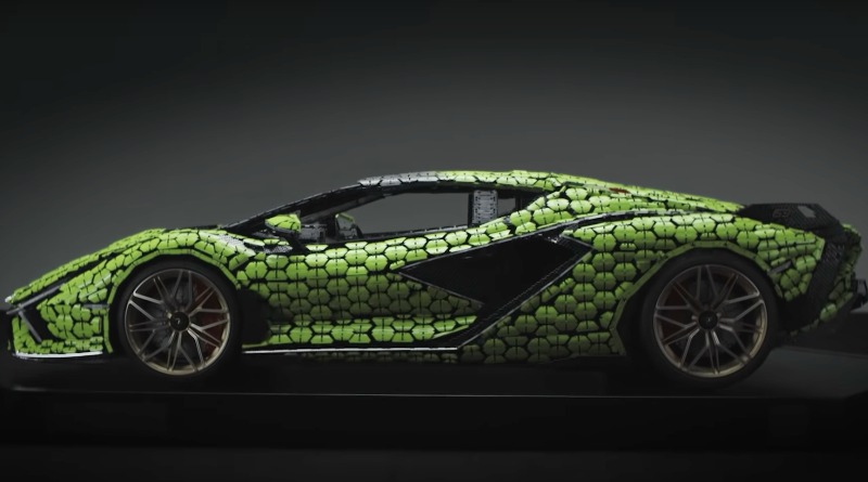 See the story behind the life-size LEGO Lamborghini