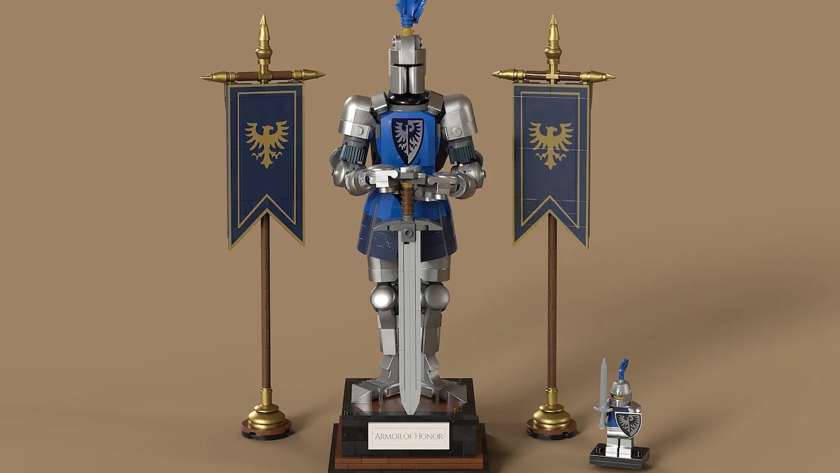 Suit up for a medieval cosplay with LEGO Ideas Armor of Honor