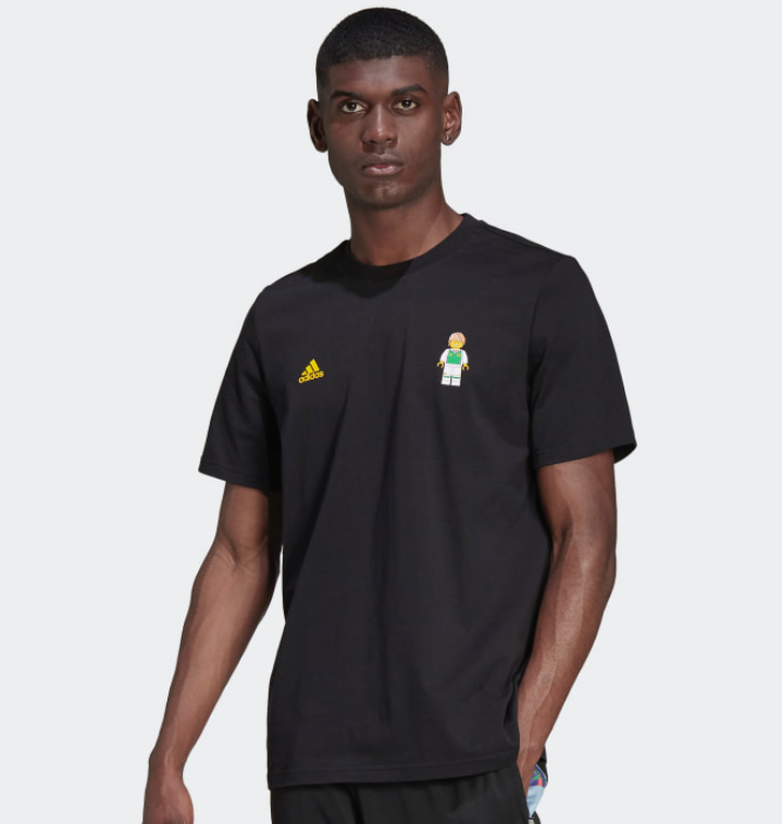 LEGO x Adidas football graphic T shirt