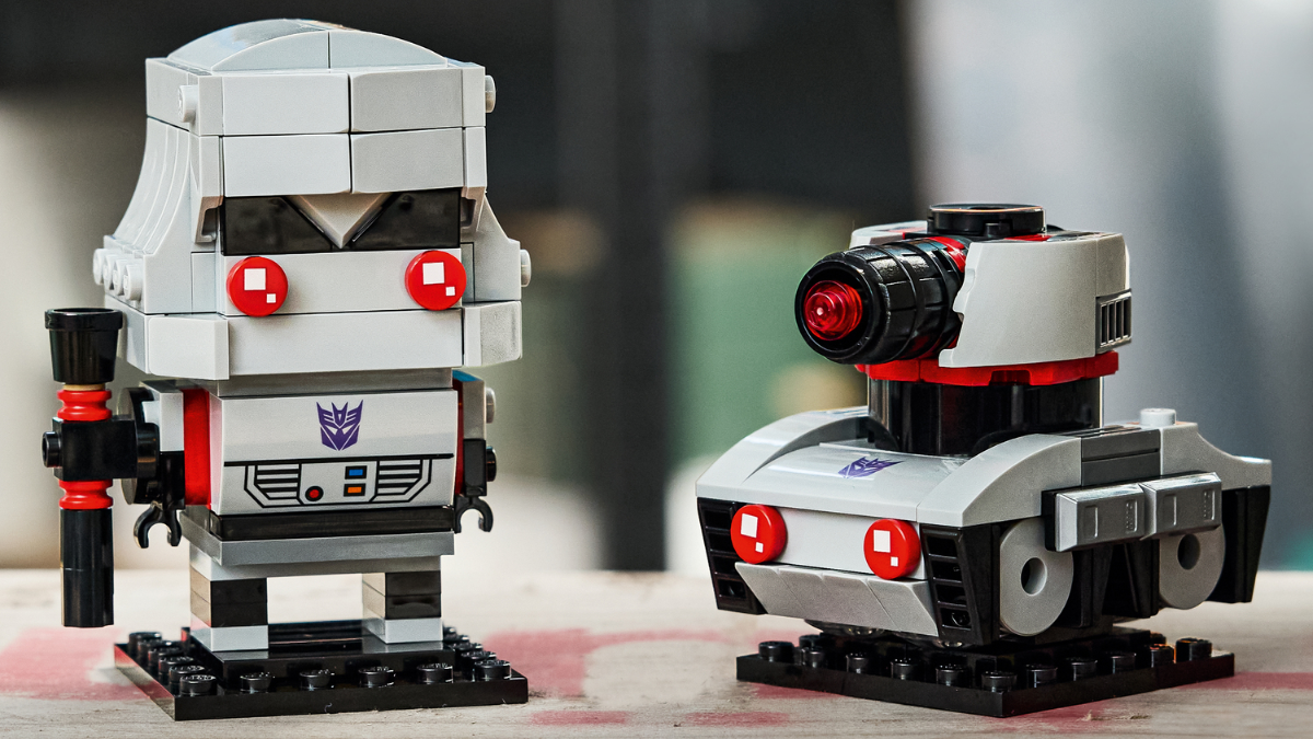 LEGO Megatron is finally coming to shelves this summer… as a BrickHeadz