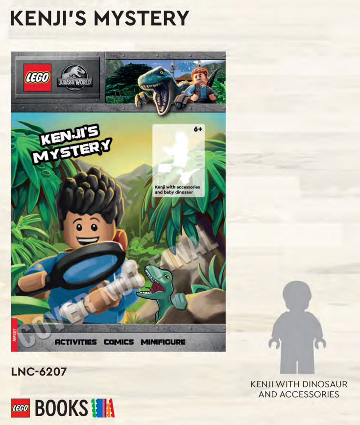 lego jurassic world kenjis mystery