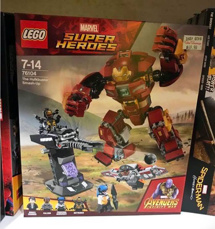 LEGO Marvel Super Heroes – Avengers: Infinity War sets found in shops