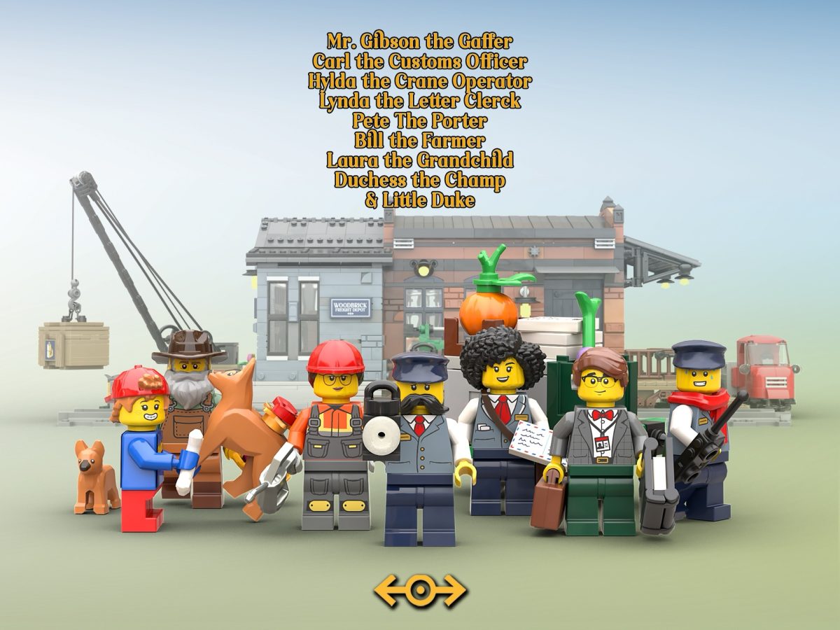 LEGO BrickLink Series 9 Woodbrick Freight Depot 10 1200x900