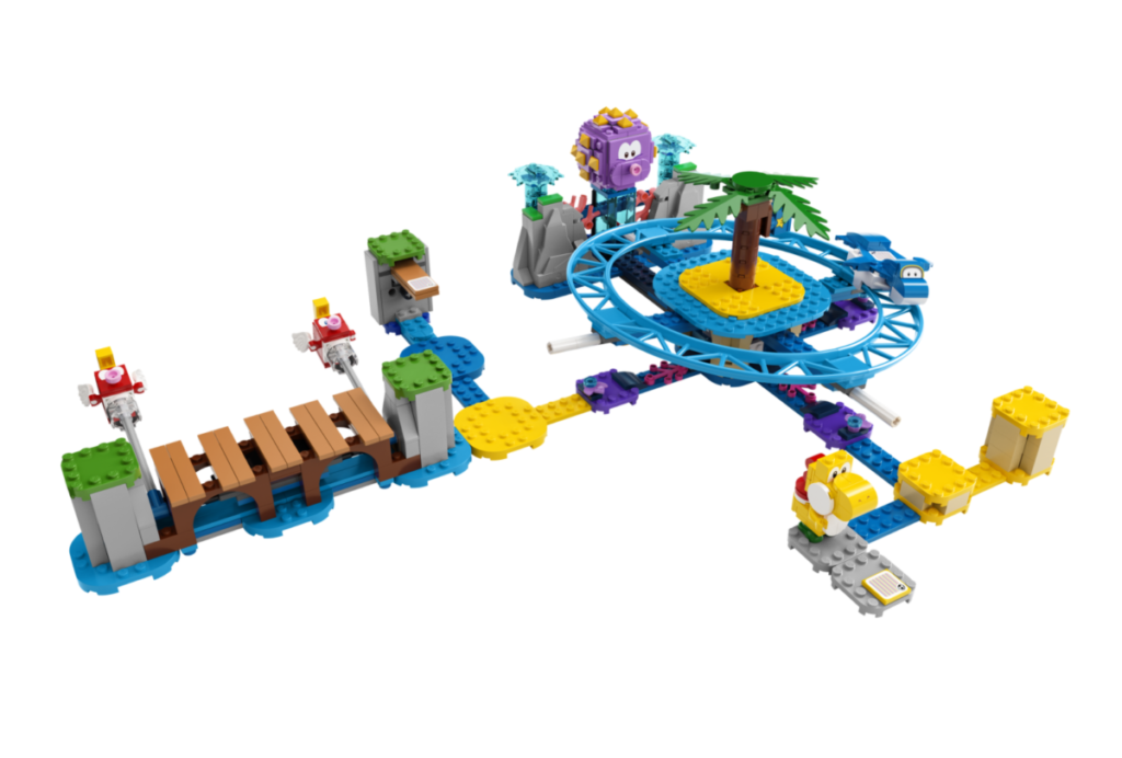 LEGO Super Mario 71400 Big Urchin Beach Ride Expansion Set contents 1024x692