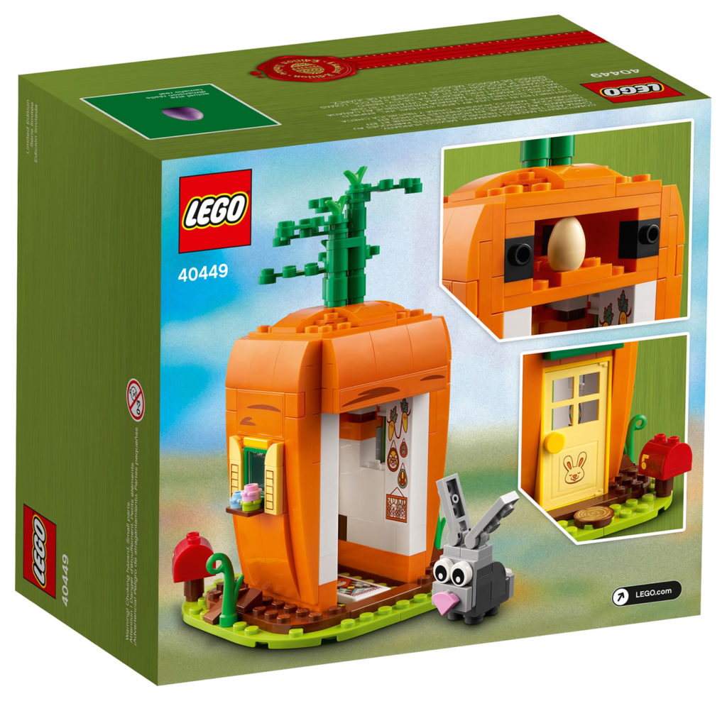 LEGO Seasonal 40449 Easter Bunnys Carrot House 3