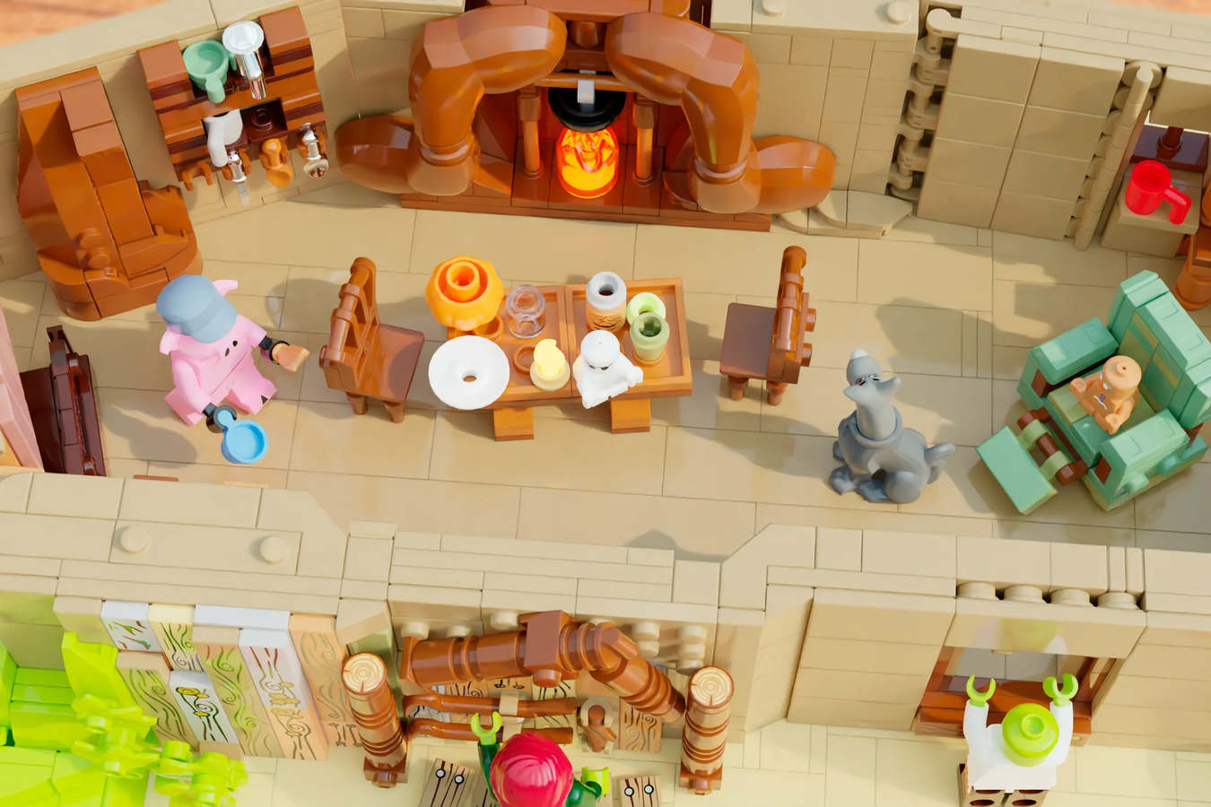 LEGO Ideas Dreamworks Shrek Swamp 10